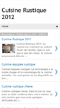 Mobile Screenshot of cuisine-rustique-2011.blogspot.com