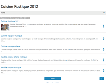 Tablet Screenshot of cuisine-rustique-2011.blogspot.com