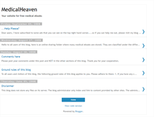 Tablet Screenshot of medicalheaven.blogspot.com