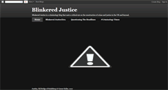 Desktop Screenshot of blinkeredjustice.blogspot.com
