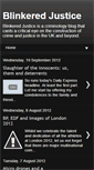 Mobile Screenshot of blinkeredjustice.blogspot.com