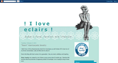 Desktop Screenshot of iloveeclair.blogspot.com