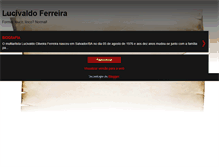 Tablet Screenshot of blogdelucivaldo.blogspot.com