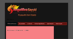 Desktop Screenshot of angelfiresayyid.blogspot.com