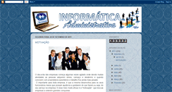 Desktop Screenshot of infoadm2011.blogspot.com