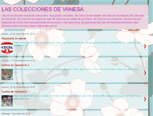 Tablet Screenshot of lascoleccionesdevanesa.blogspot.com