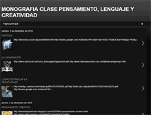 Tablet Screenshot of monografiaclasepensamientolenguaj.blogspot.com