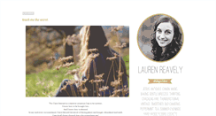 Desktop Screenshot of lauren-reavely.blogspot.com