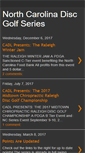 Mobile Screenshot of ncdiscgolfseries.blogspot.com