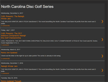 Tablet Screenshot of ncdiscgolfseries.blogspot.com