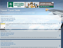 Tablet Screenshot of hawaiiantraveldeals.blogspot.com