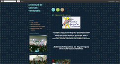 Desktop Screenshot of juventuddecaracas.blogspot.com