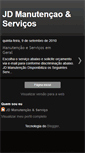 Mobile Screenshot of jdmanutencaoeservicos.blogspot.com