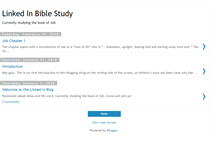 Tablet Screenshot of linkedinbiblestudy.blogspot.com