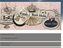 Tablet Screenshot of handstoworkstudios.blogspot.com