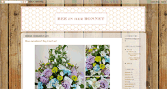 Desktop Screenshot of beeinherbonnetdesigns.blogspot.com