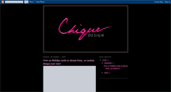 Desktop Screenshot of chiquedesign.blogspot.com