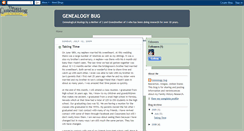 Desktop Screenshot of annsgenealogybug.blogspot.com