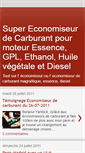 Mobile Screenshot of economiseurdecarburant.blogspot.com