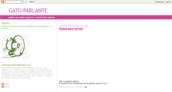 Desktop Screenshot of gato-parlante.blogspot.com