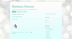 Desktop Screenshot of businessdossier.blogspot.com