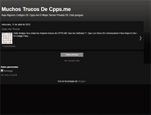 Tablet Screenshot of cppsayuda.blogspot.com