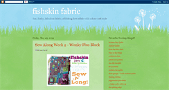 Desktop Screenshot of fishskinfabric.blogspot.com