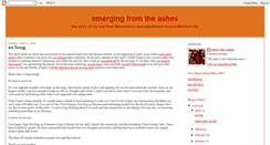 Desktop Screenshot of emergingfromtheashes.blogspot.com