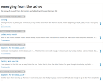 Tablet Screenshot of emergingfromtheashes.blogspot.com