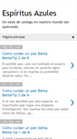 Mobile Screenshot of espiritusazules.blogspot.com