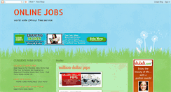 Desktop Screenshot of click2jobss.blogspot.com