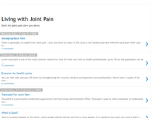 Tablet Screenshot of livingwithjointpain.blogspot.com