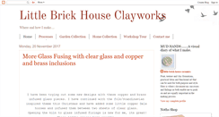 Desktop Screenshot of littlebrickhouseclayworks.blogspot.com