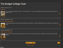 Tablet Screenshot of budgetcollegecook.blogspot.com