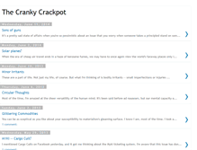 Tablet Screenshot of crankycrackpot.blogspot.com