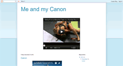 Desktop Screenshot of me-and-my-canon.blogspot.com