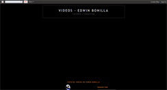 Desktop Screenshot of edwinbonillavideos.blogspot.com