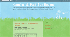 Desktop Screenshot of canchasfutbol.blogspot.com