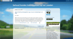 Desktop Screenshot of hondenophetleesten.blogspot.com