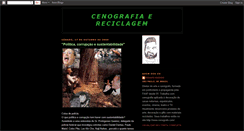 Desktop Screenshot of cenografiaereciclagem.blogspot.com
