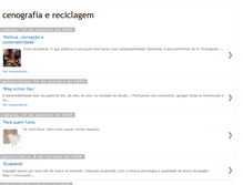 Tablet Screenshot of cenografiaereciclagem.blogspot.com