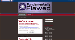 Desktop Screenshot of fundamentallyflawedpodcast.blogspot.com