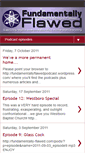 Mobile Screenshot of fundamentallyflawedpodcast.blogspot.com