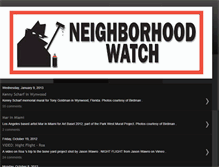 Tablet Screenshot of neighborhoodwatchla.blogspot.com