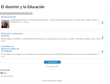 Tablet Screenshot of lucila-eldocenteylaeducacion.blogspot.com