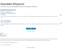 Tablet Screenshot of expandablepolystyrene.blogspot.com