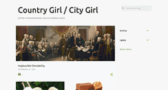 Desktop Screenshot of countrygirl-citygirl.blogspot.com