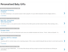 Tablet Screenshot of personalised-baby-gifts.blogspot.com