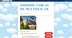 Desktop Screenshot of imprime-tablasmultiplicar.blogspot.com
