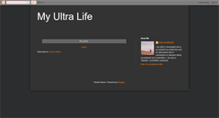 Desktop Screenshot of myultralife.blogspot.com